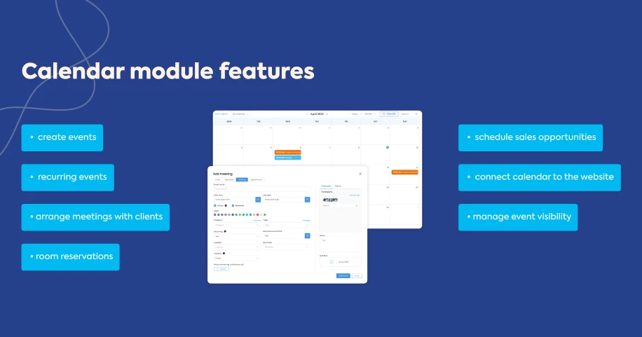 lead-management-software-calendar-module-features